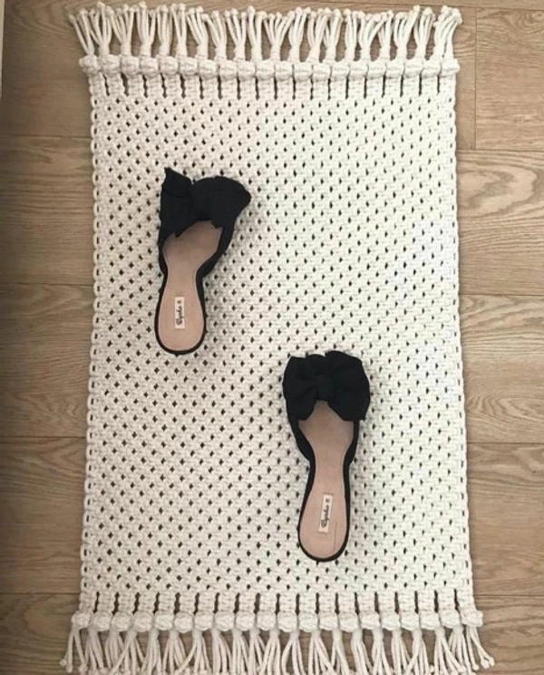 Macrame Rug - 100cmx150cm, natural